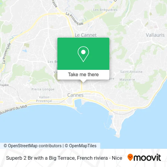 Superb 2 Br with a Big Terrace map