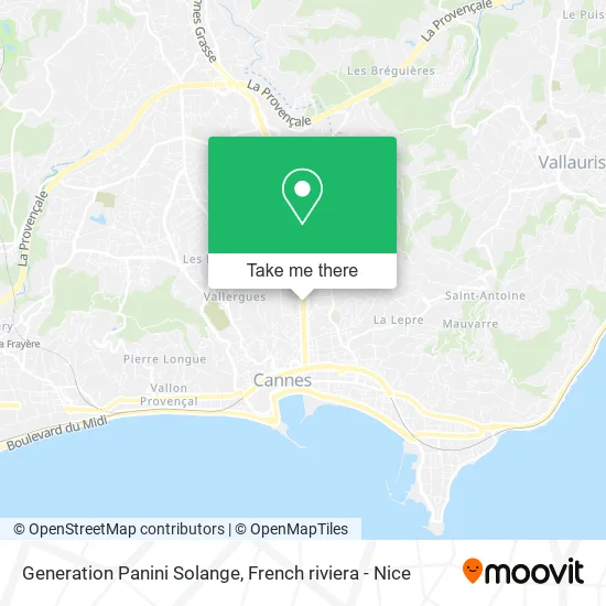 Generation Panini Solange map