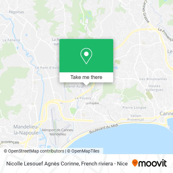 Nicolle Lesouef Agnès Corinne map