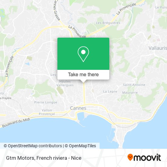 Gtm Motors map