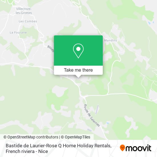 Bastide de Laurier-Rose Q Home Holiday Rentals map