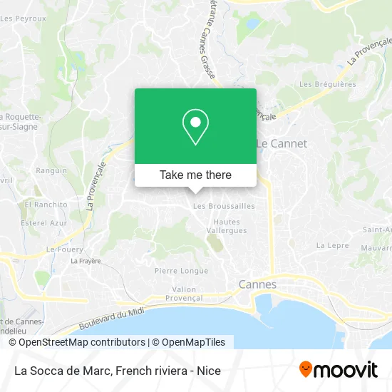 La Socca de Marc map