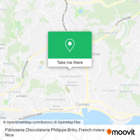 Pâtisserie Chocolaterie Philippe Brito map