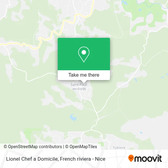 Lionel Chef a Domicile map