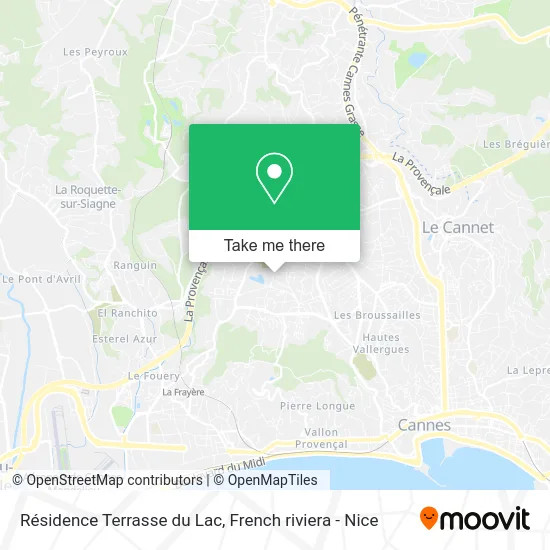 Résidence Terrasse du Lac map