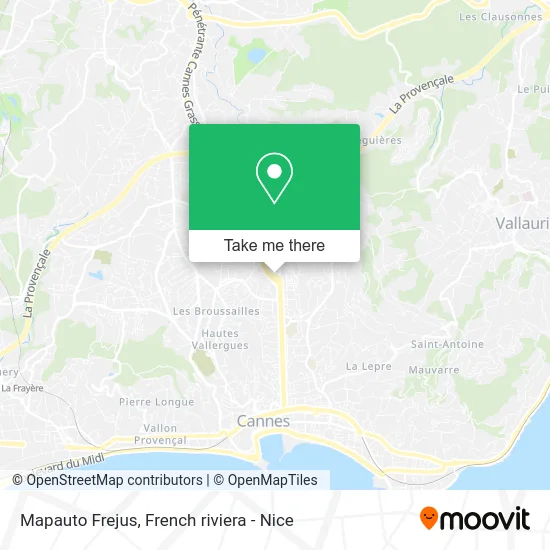 Mapauto Frejus map
