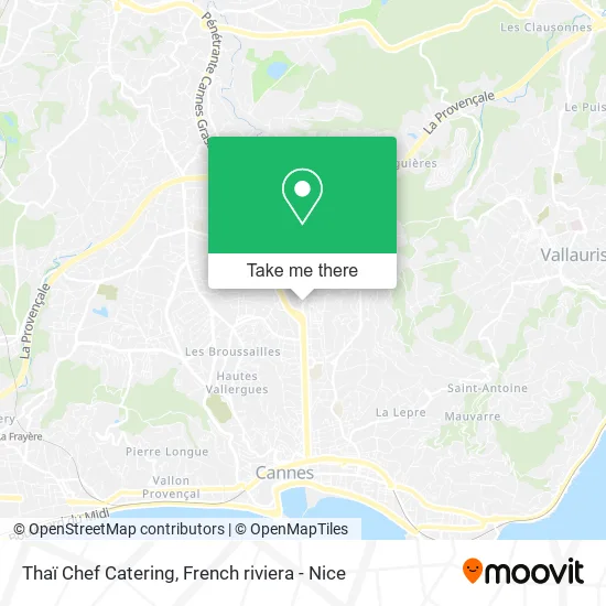 Thaï Chef Catering map