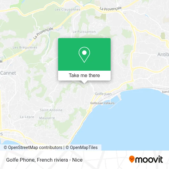 Golfe Phone map