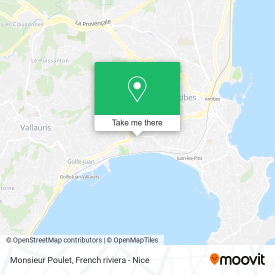 Monsieur Poulet map