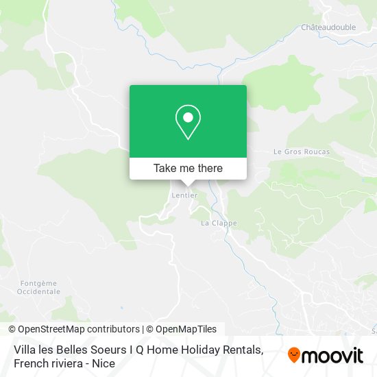 Mapa Villa les Belles Soeurs I Q Home Holiday Rentals