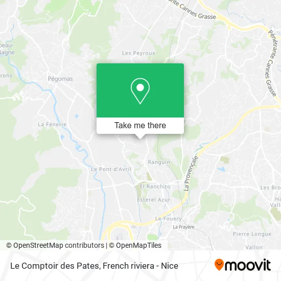 Le Comptoir des Pates map