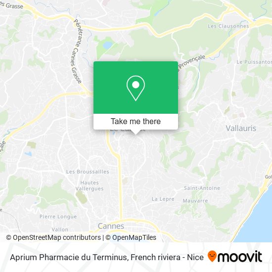 Aprium Pharmacie du Terminus map