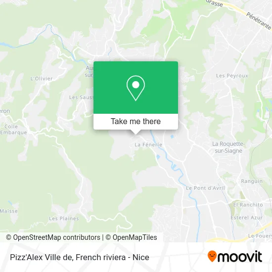 Pizz'Alex Ville de map