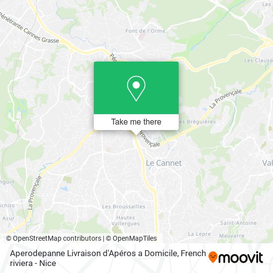Aperodepanne Livraison d'Apéros a Domicile map