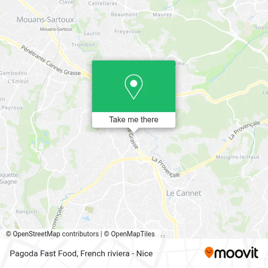 Pagoda Fast Food map