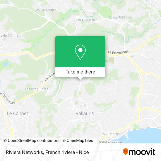 Riviera Networks map