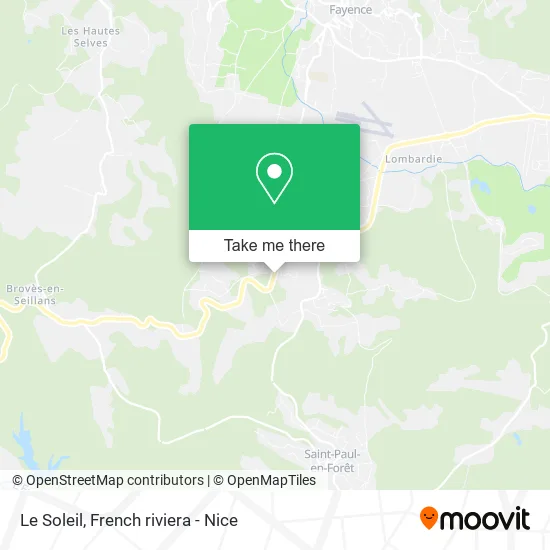 Le Soleil map