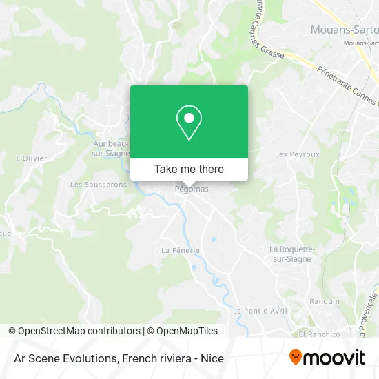 Ar Scene Evolutions map