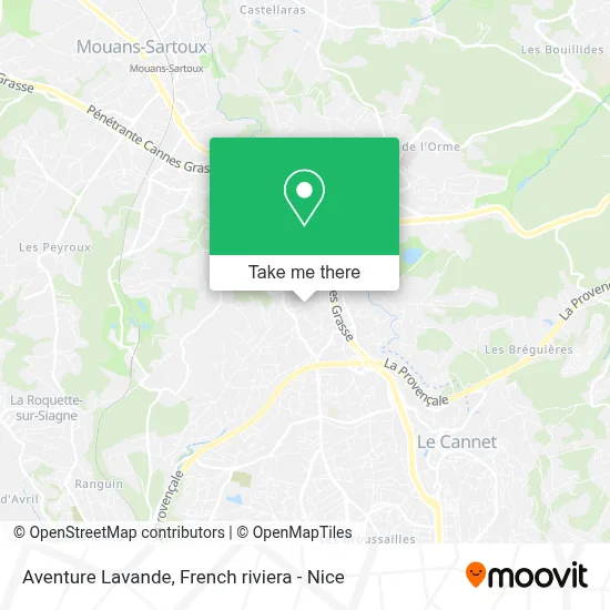 Aventure Lavande map