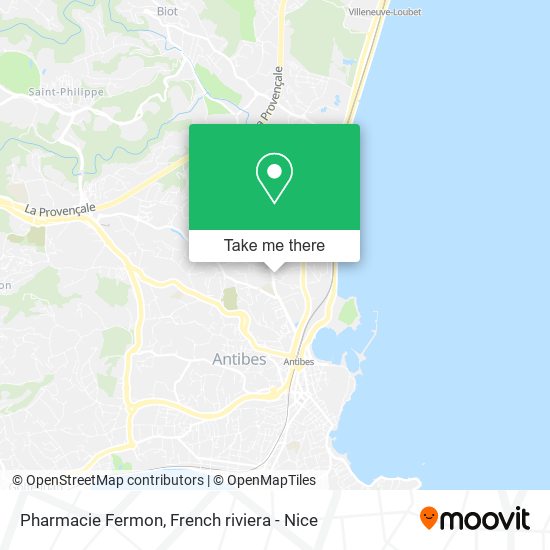 Pharmacie Fermon map