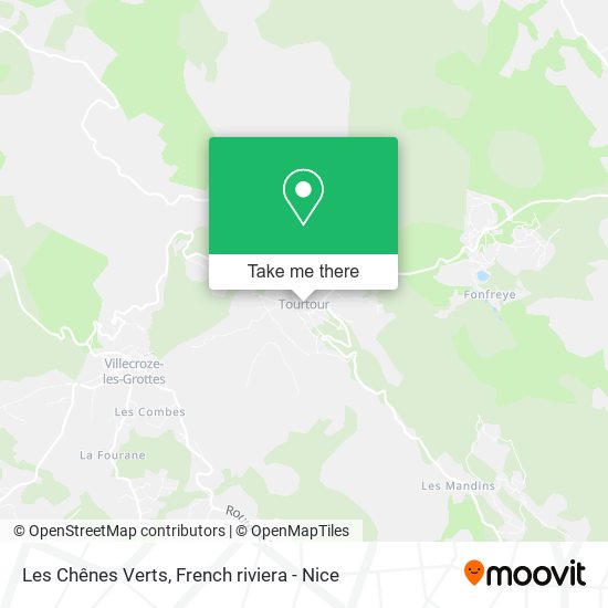 Mapa Les Chênes Verts