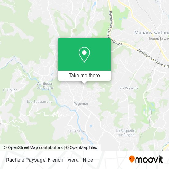 Rachele Paysage map