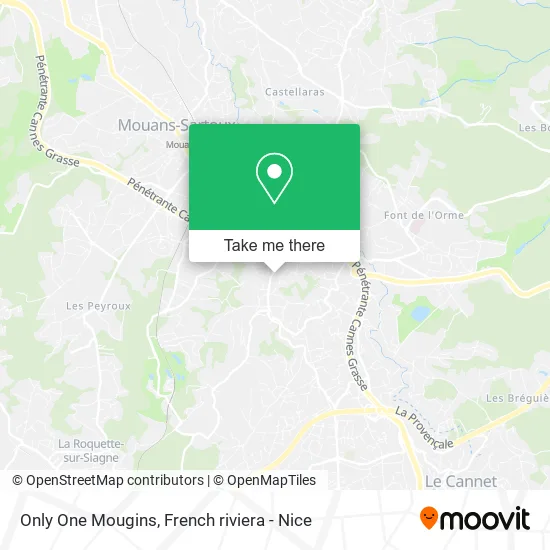Only One Mougins map