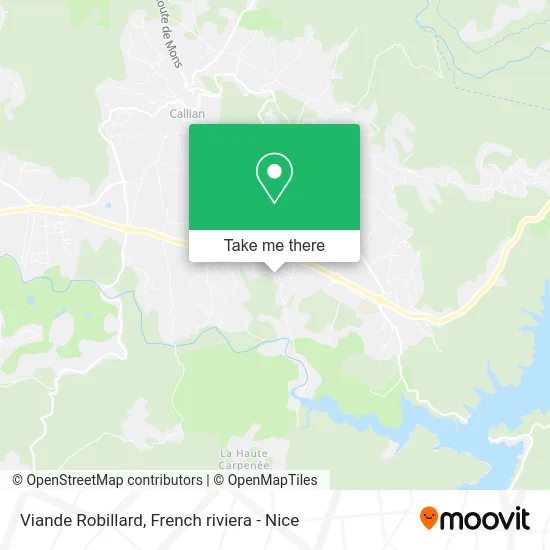 Viande Robillard map