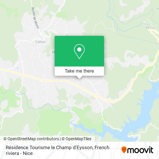 Résidence Tourisme le Champ d'Eysson map