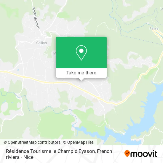 Résidence Tourisme le Champ d'Eysson map