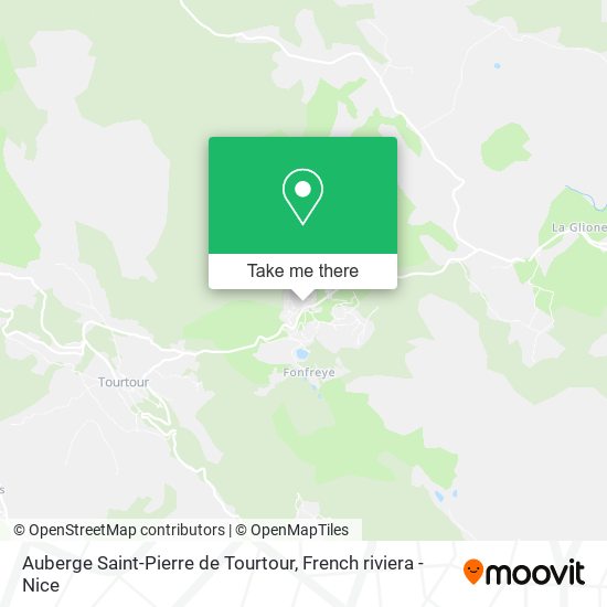 Auberge Saint-Pierre de Tourtour map