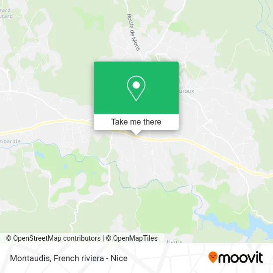 Montaudis map