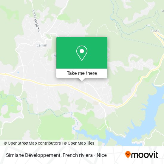 Simiane Développement map