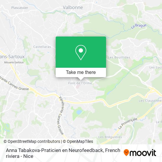 Anna Tabakova-Praticien en Neurofeedback map
