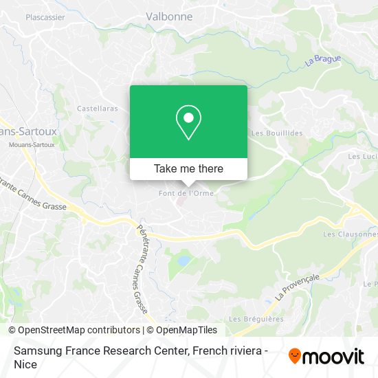 Mapa Samsung France Research Center