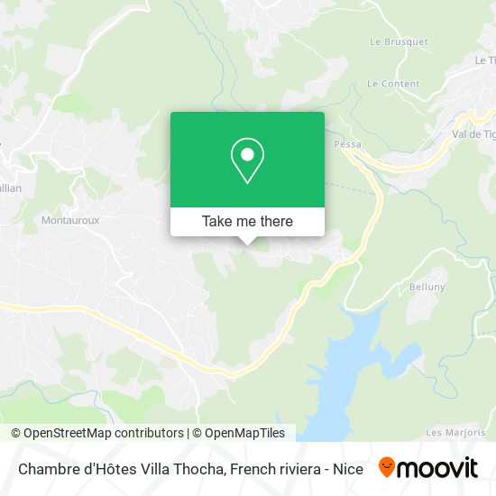 Chambre d'Hôtes Villa Thocha map