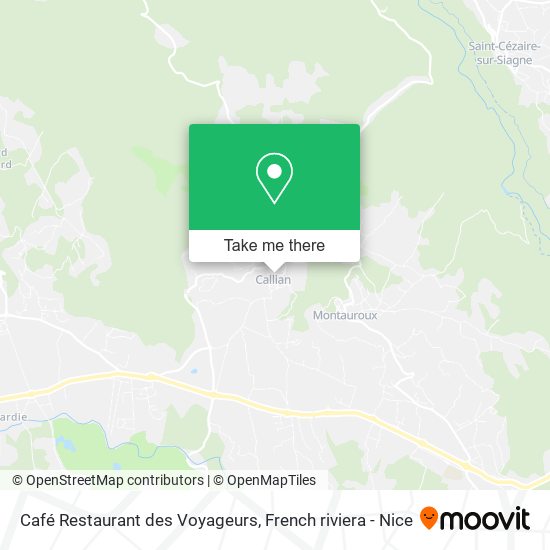 Café Restaurant des Voyageurs map