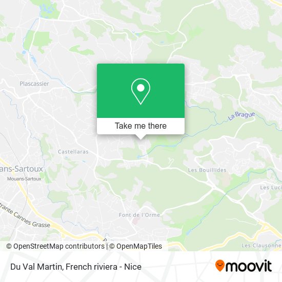 Du Val Martin map