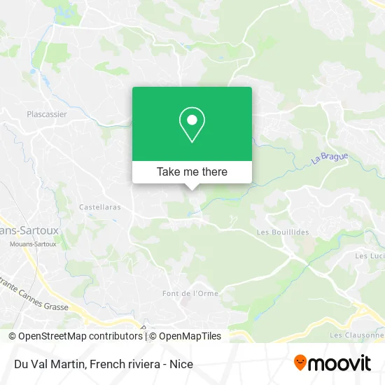 Du Val Martin map