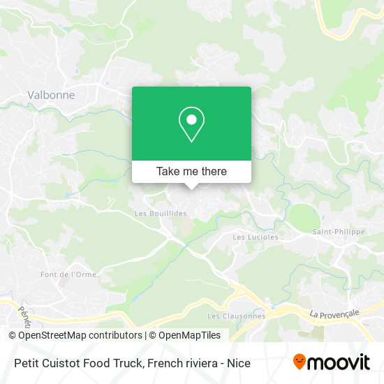 Petit Cuistot Food Truck map