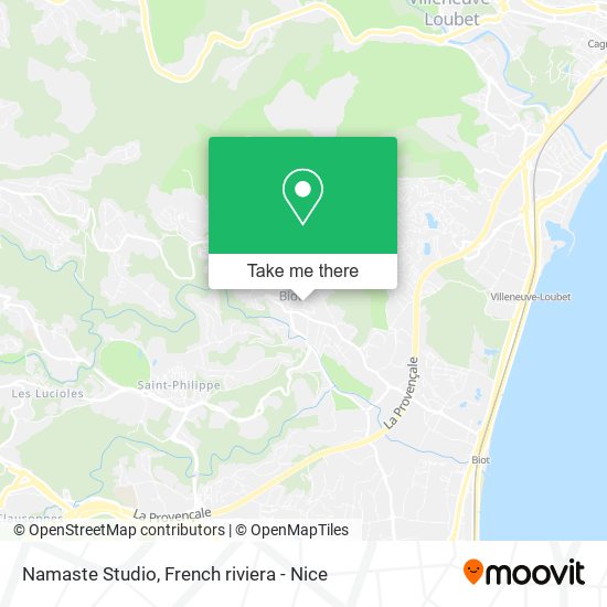 Mapa Namaste Studio