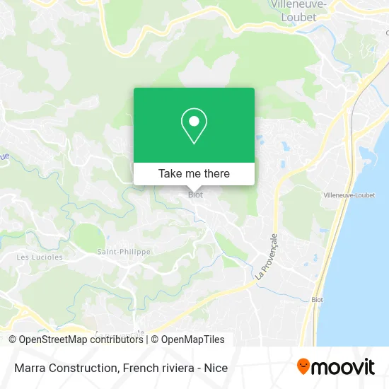 Marra Construction map