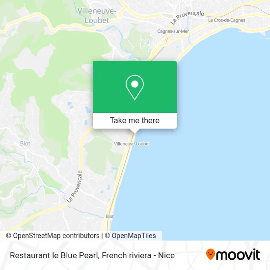 Restaurant le Blue Pearl map