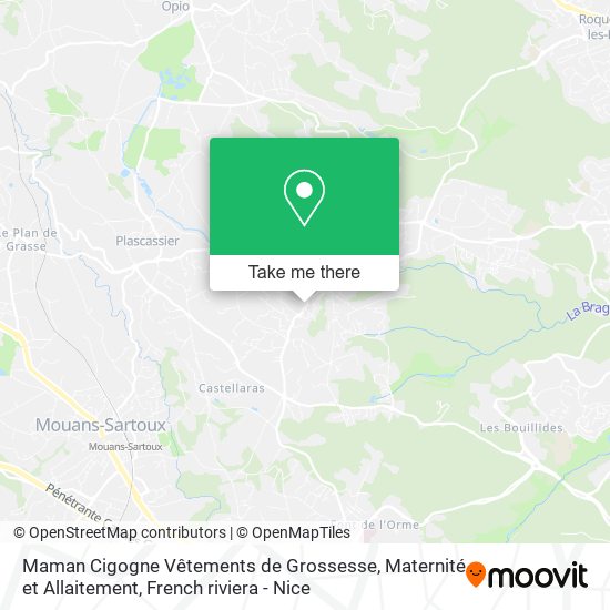 Maman Cigogne Vêtements de Grossesse, Maternité et Allaitement map