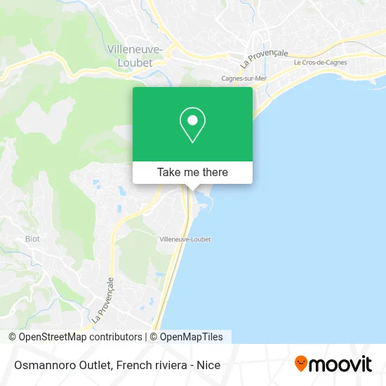 Osmannoro Outlet map