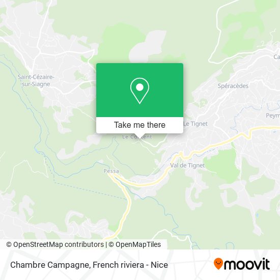 Chambre Campagne map