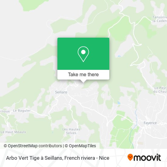Arbo Vert Tige à Seillans map