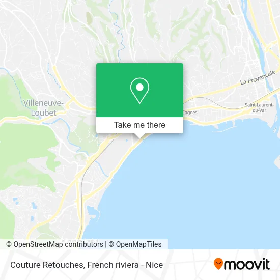 Couture Retouches map