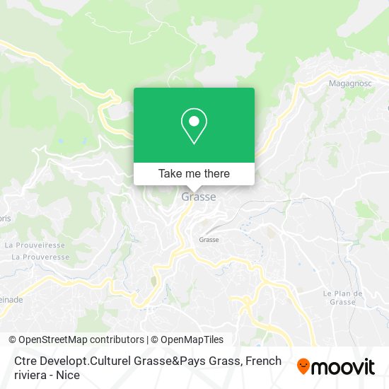 Ctre Developt.Culturel Grasse&Pays Grass map