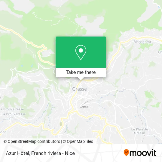 Azur Hôtel map